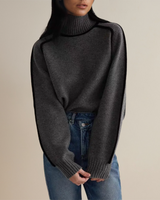 Ava I Elegant Roll Neck Jumper