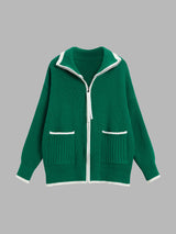 Alma I Loaf Zip-Up Cardigan