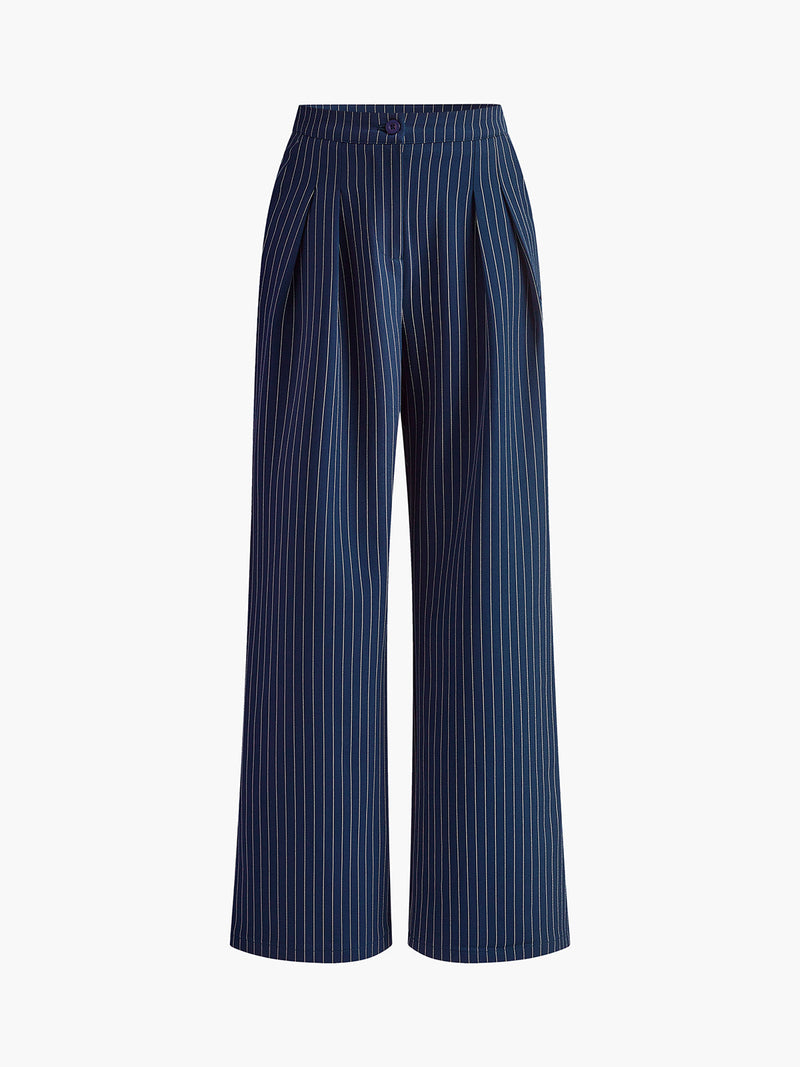 Dawn - Wide-Legged Pleated Trousers