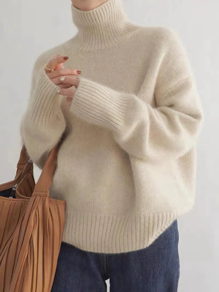 Cashmere Roll Neck Jumper