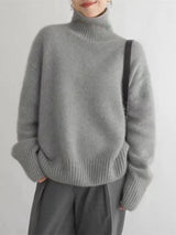 Cashmere Roll Neck Jumper