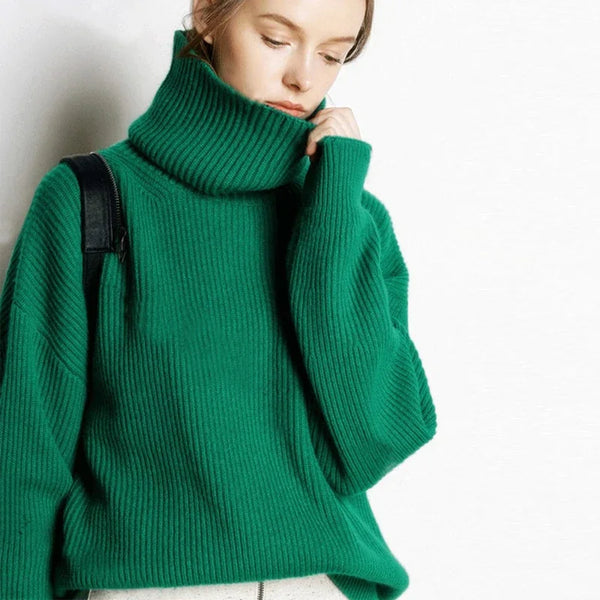 Alice - Cashmere Roll Neck Jumper