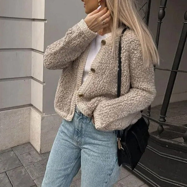 Daisy - Teddy Knit Jacket