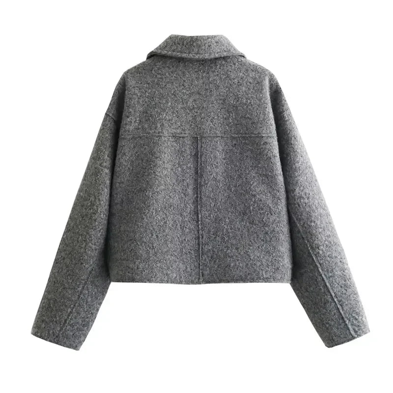 Julie - Cropped Tweed Jacket